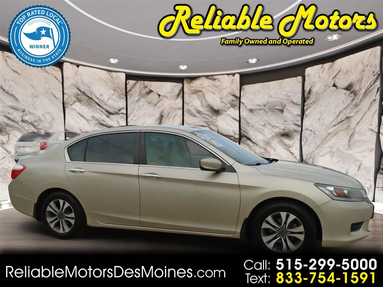 2013 Honda Accord Sdn 4dr I4 CVT LX
