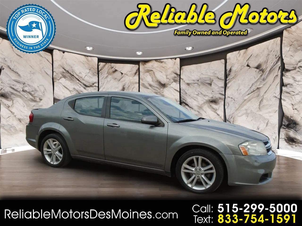 2012 Dodge Avenger 4dr Sdn SXT Plus