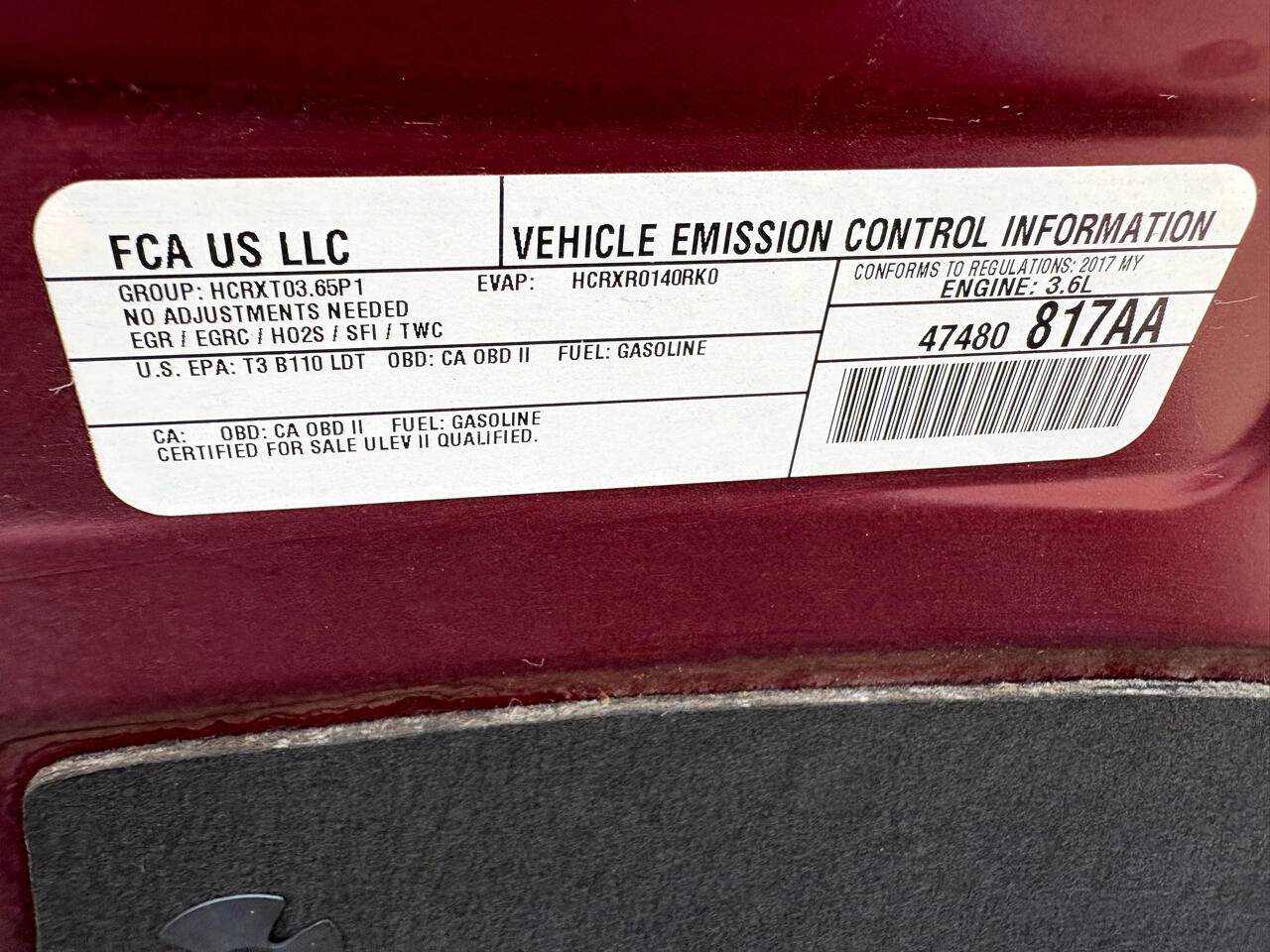 Chrysler Pacifica Touring FWD 2017