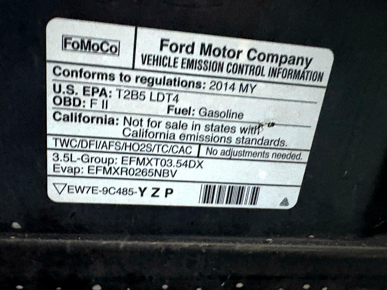 Ford F-150 4WD SuperCrew 139" XLT 2014