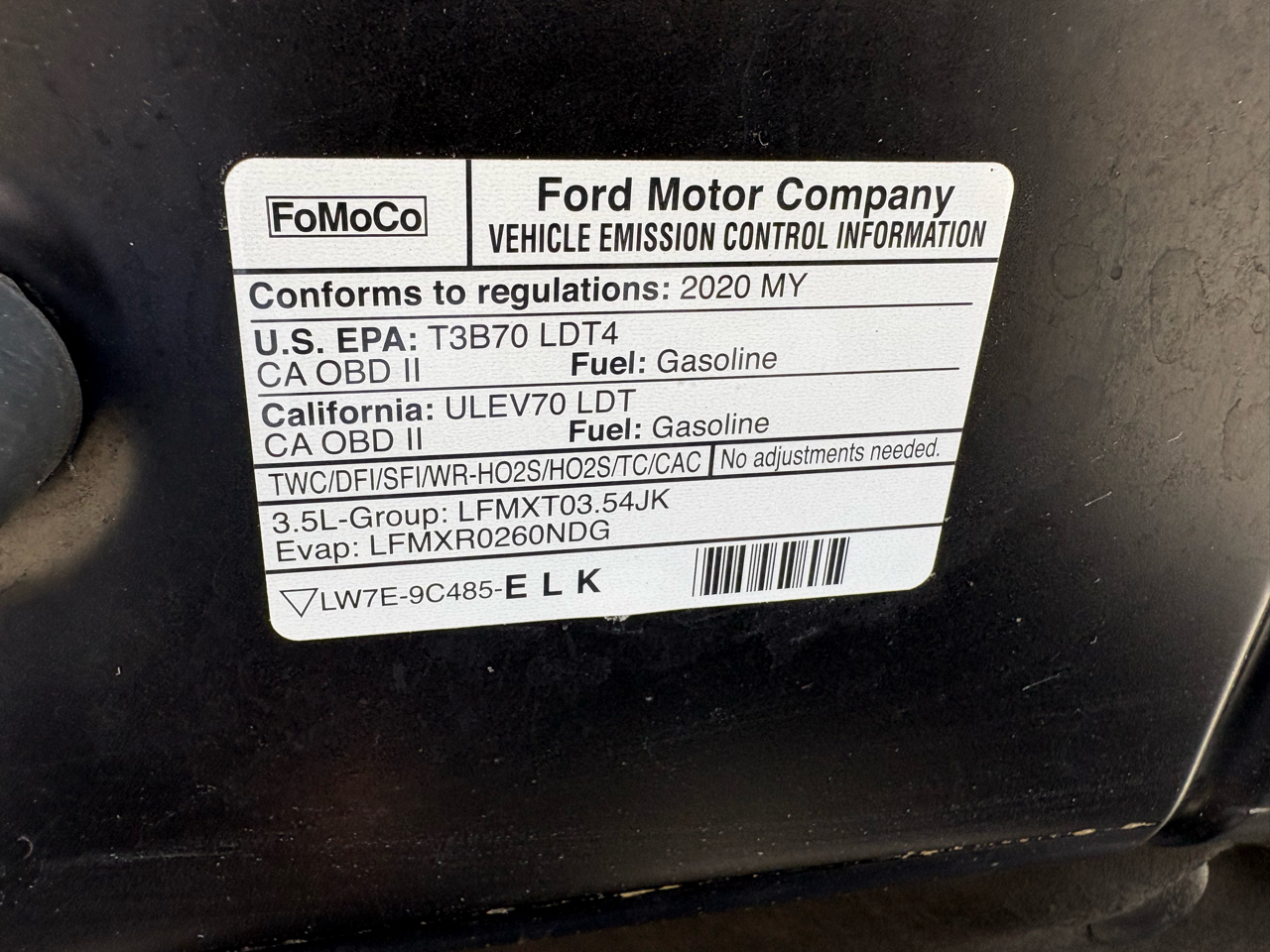 Ford F-150 4WD SuperCrew 145" XLT 2020