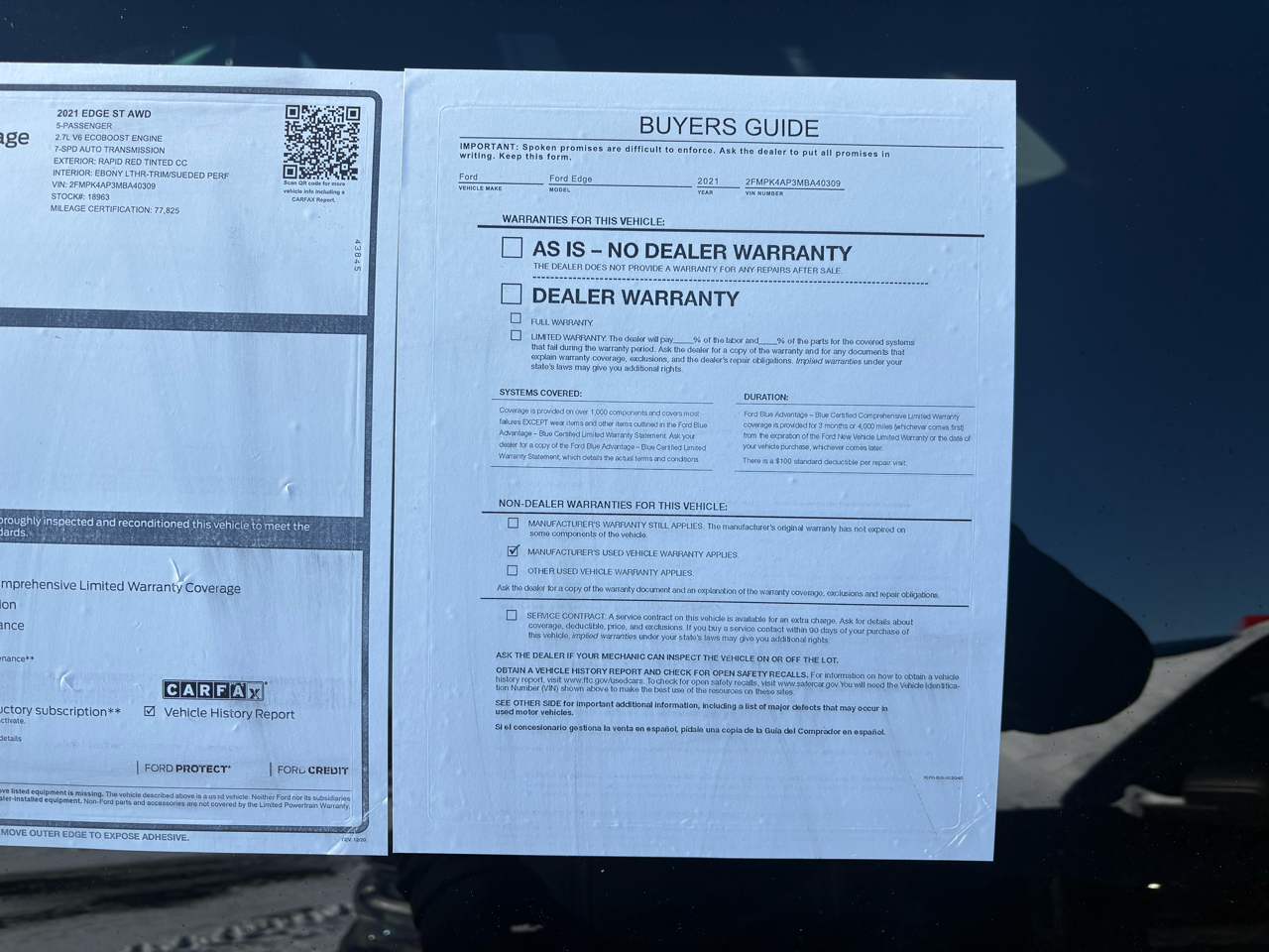 Ford Edge ST AWD 2021