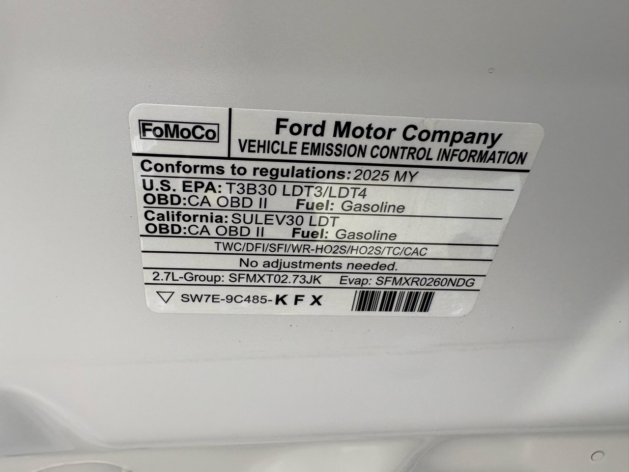 Ford F-150 STX 4WD SuperCab 6.5' Box 2025