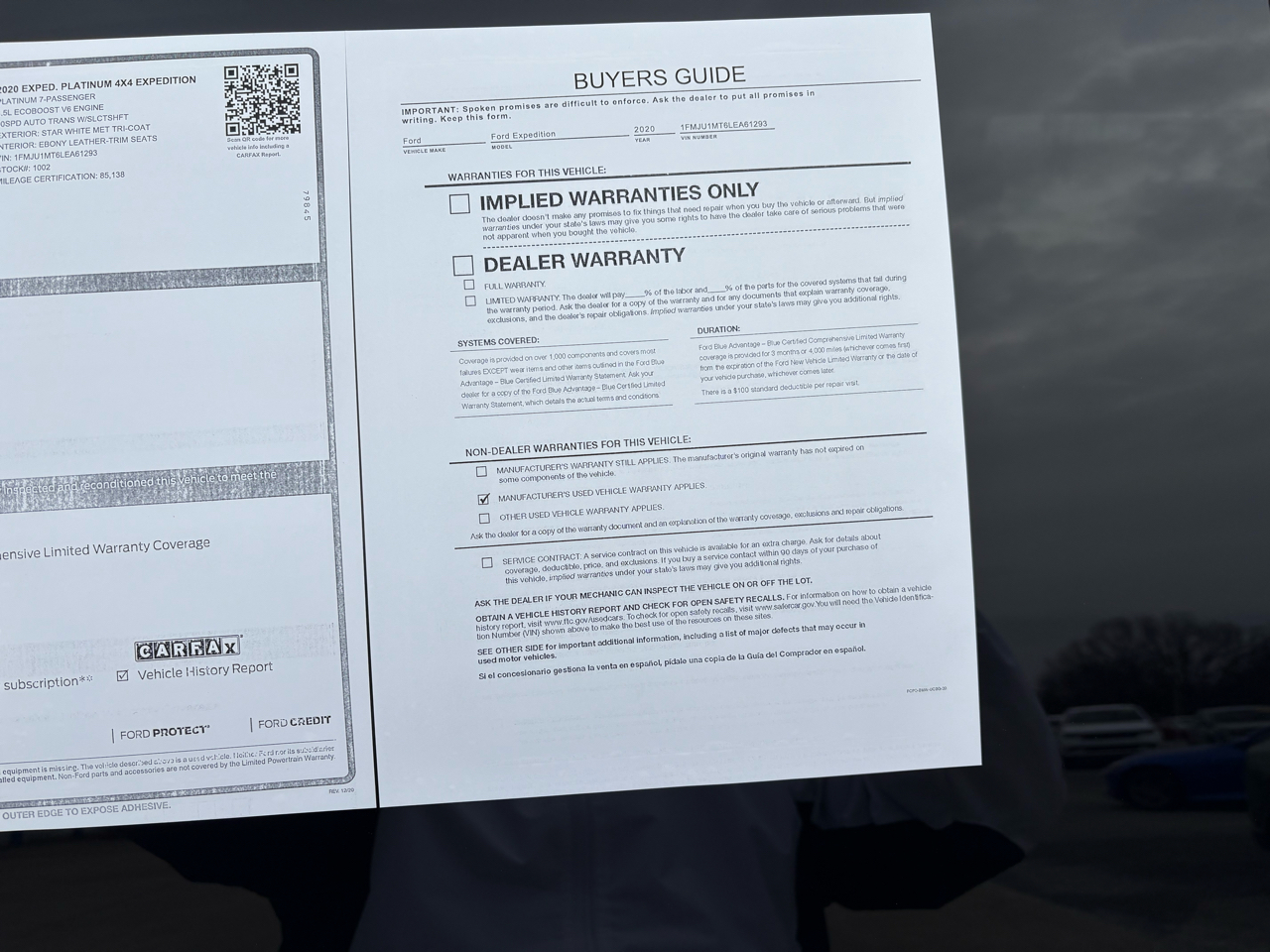 Ford Expedition Platinum 4x4 2020