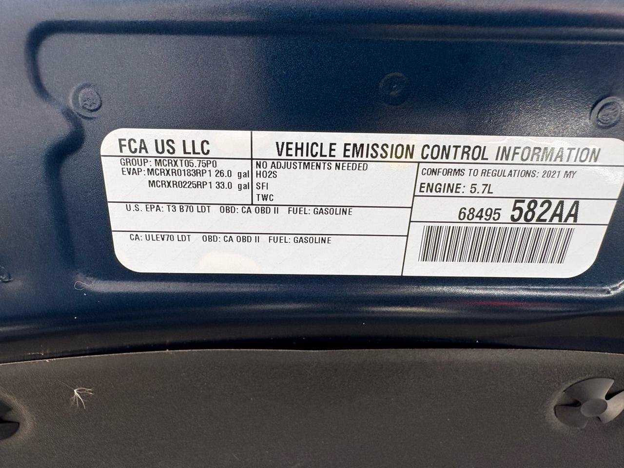 RAM 1500 Big Horn 4x4 Quad Cab 6'4" Box 2021