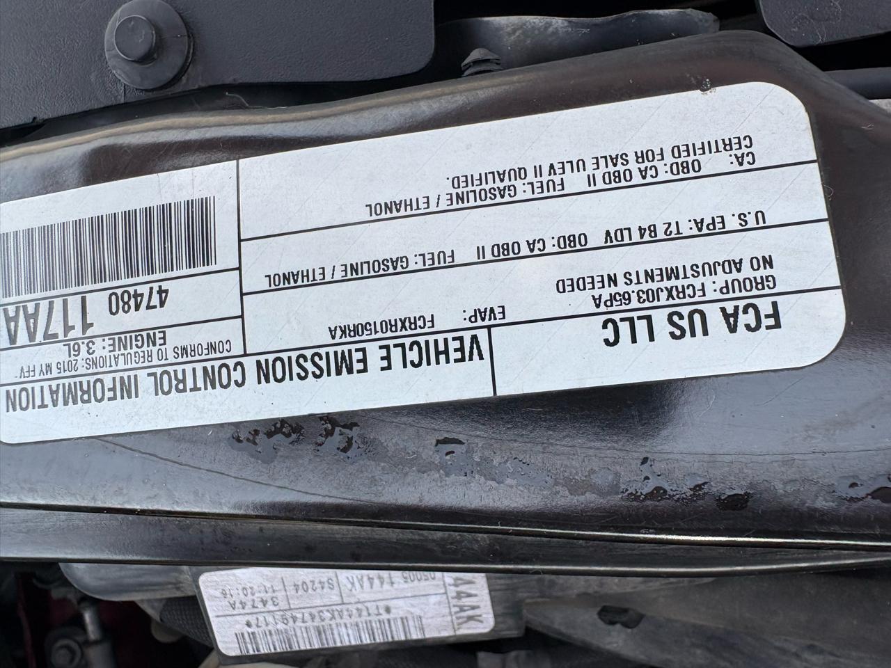 Chrysler Town & Country 4dr Wgn S 2015