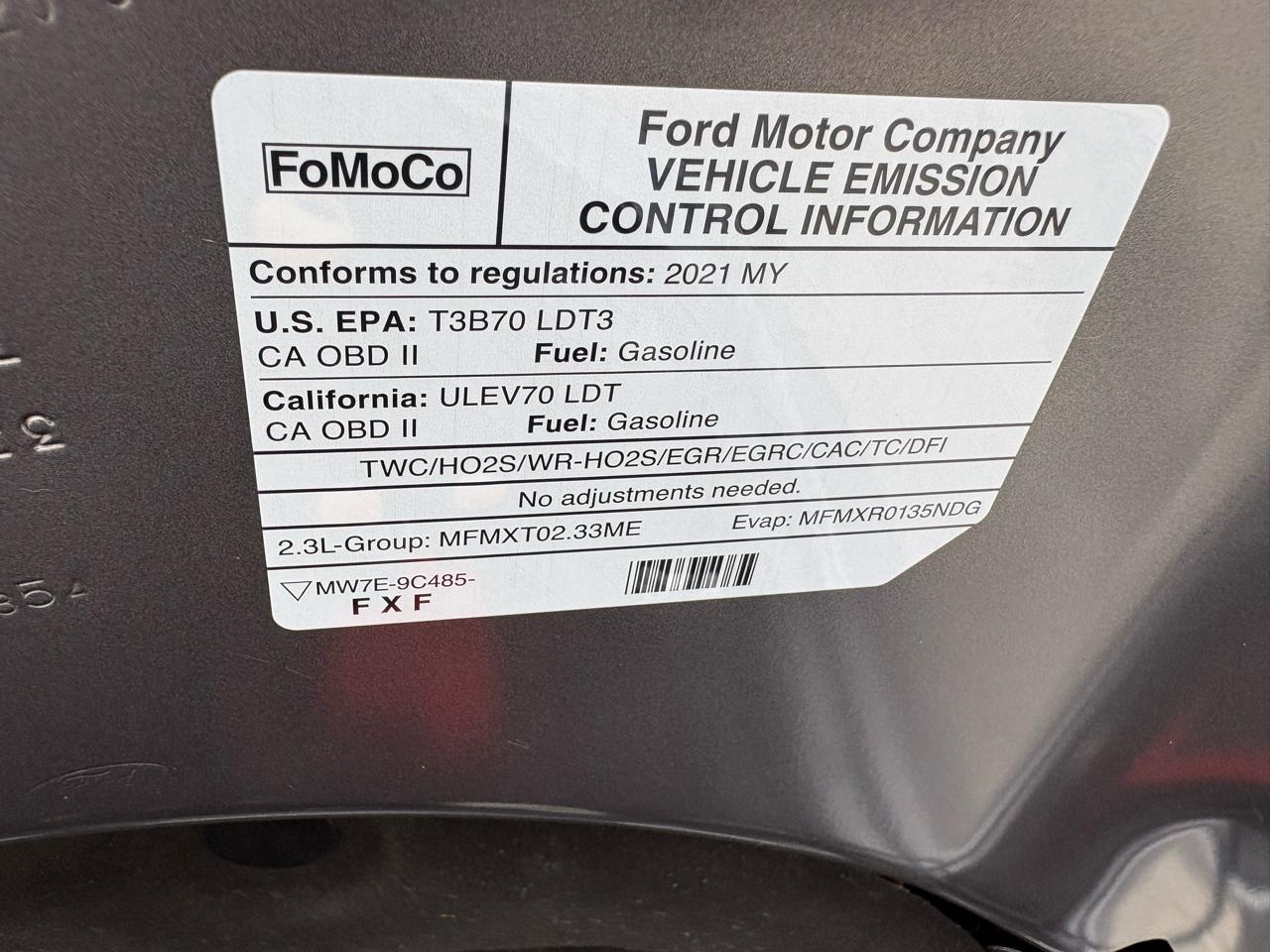 Ford Ranger XLT 4WD SuperCrew 5' Box 2021