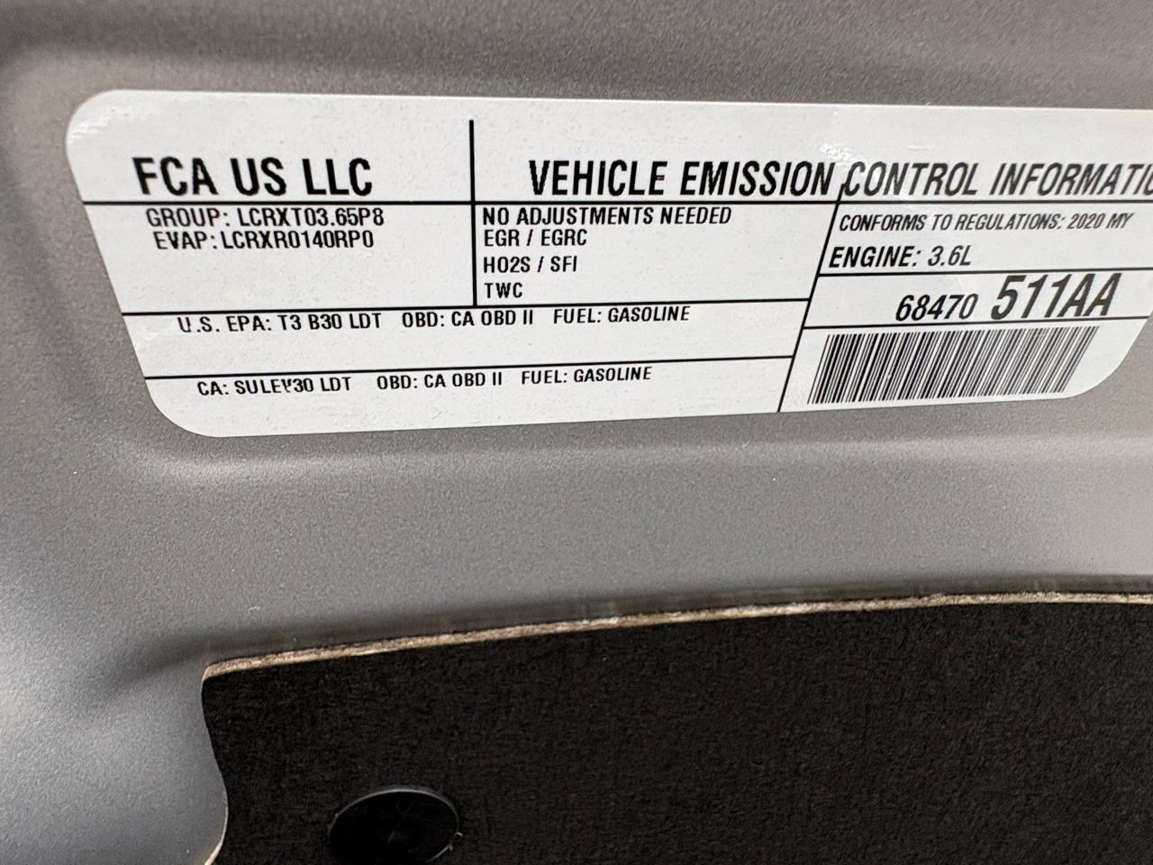 Chrysler Pacifica Touring FWD 2020