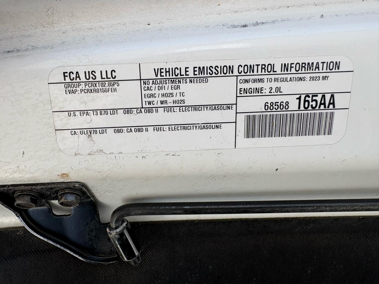 Jeep Wrangler 4xe Sahara 4x4 2023