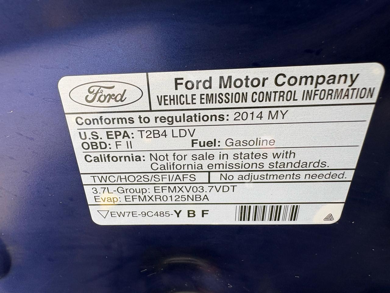 Ford Mustang 2dr Cpe V6 2014