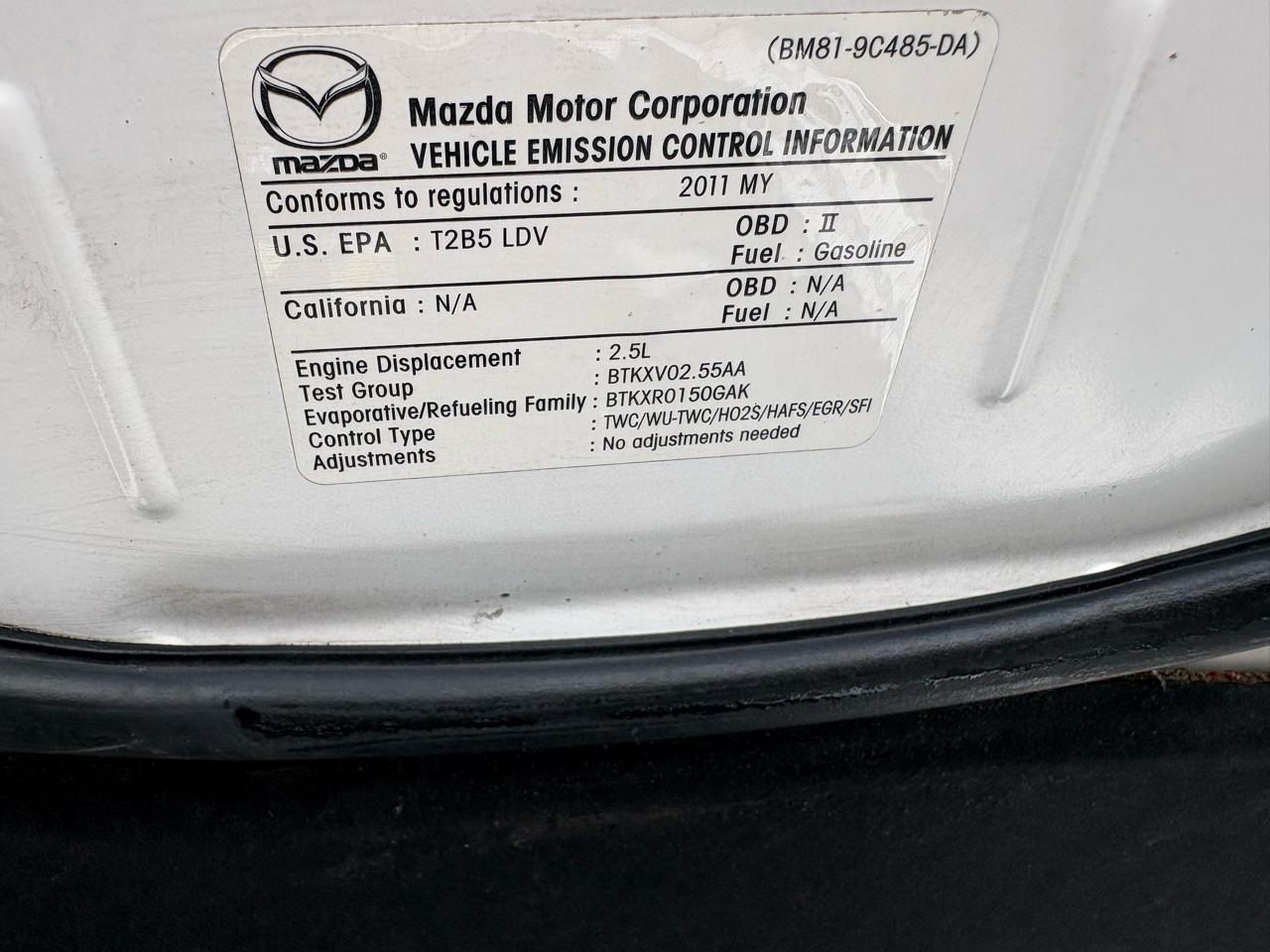 Mazda MAZDA6 4dr Sdn Auto i Sport 2011