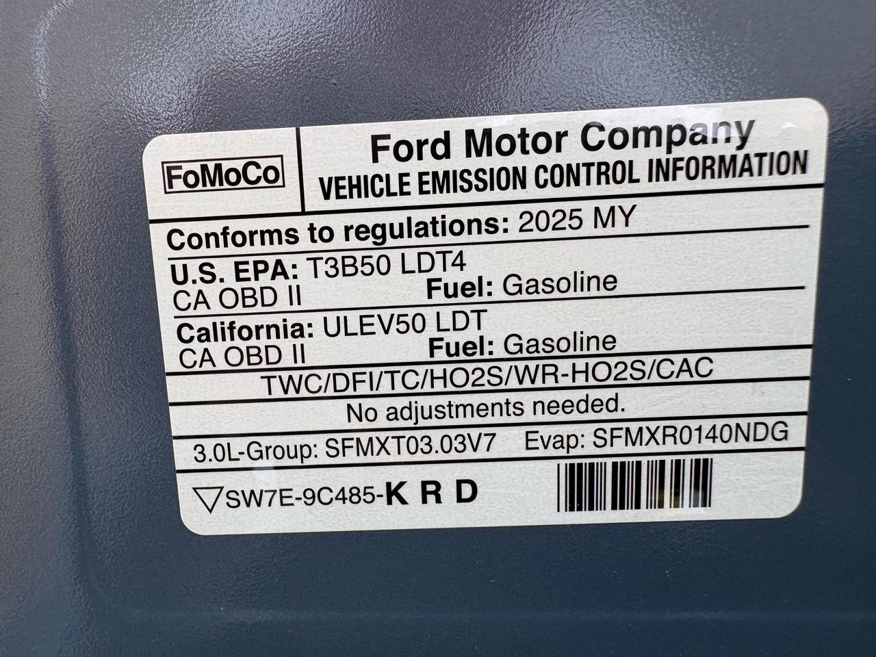 Ford Bronco Raptor 4 Door Advanced 4x4 2025
