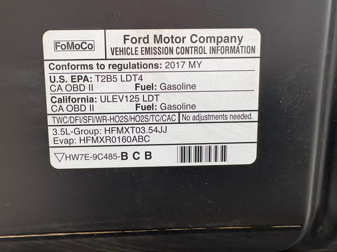 Ford F-150 4WD SuperCrew 145" XLT 2017