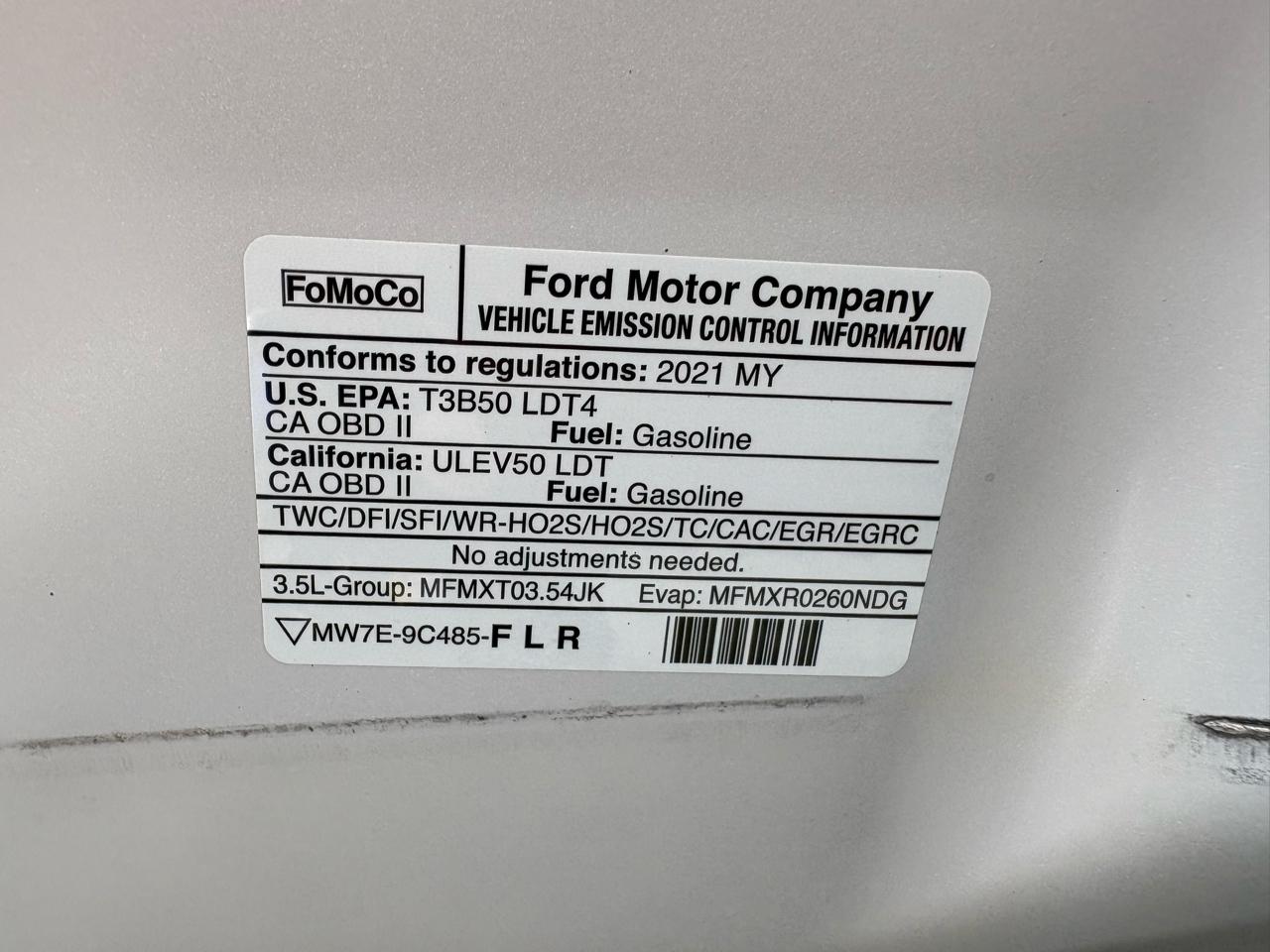 Ford F-150 4WD SuperCrew 145" Lariat 2021
