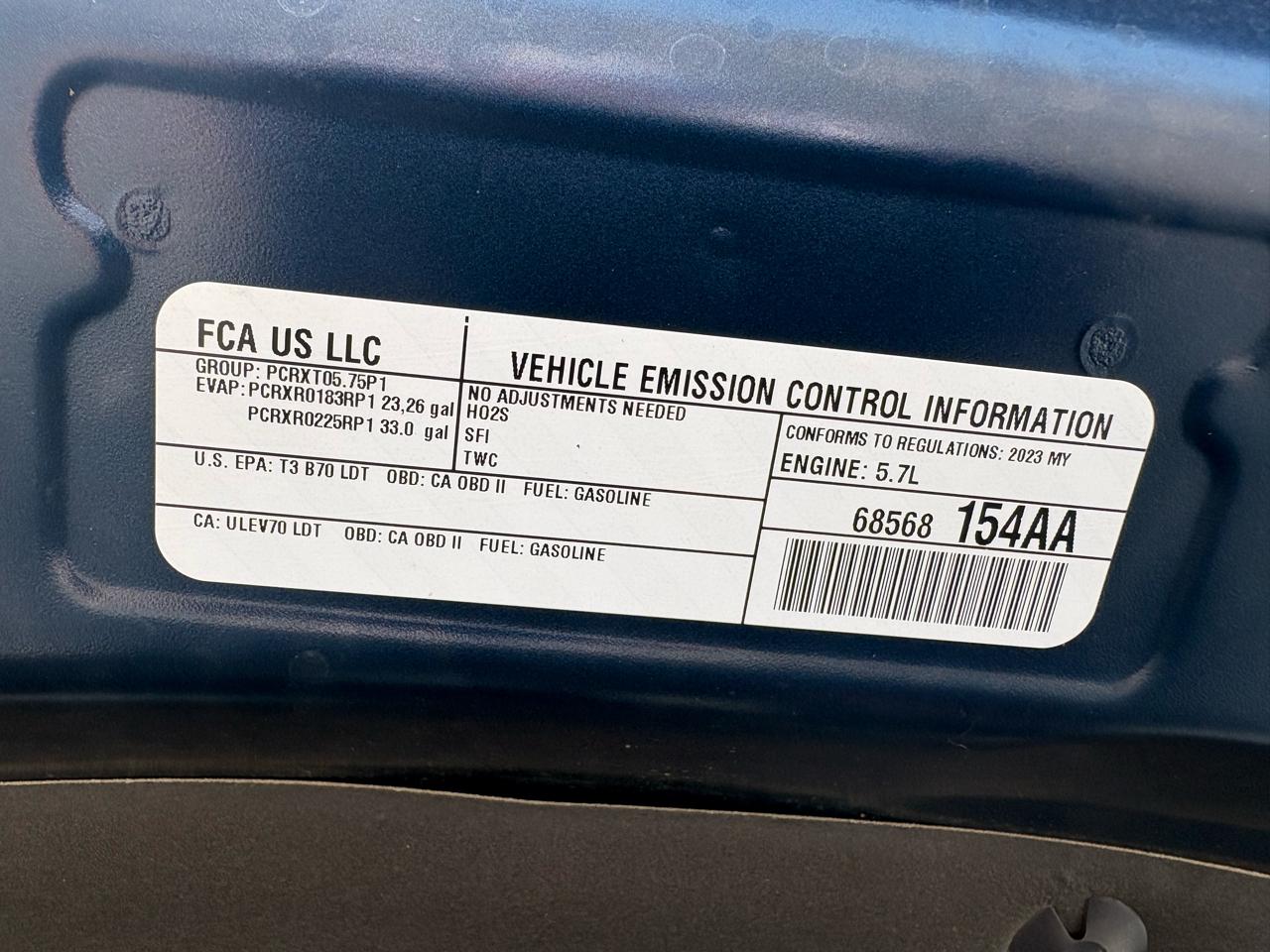 RAM 1500 Big Horn 4x4 Crew Cab 5'7" Box 2023