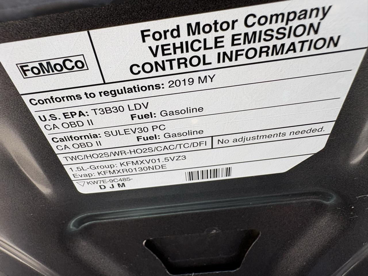 Ford Fusion SE FWD 2019