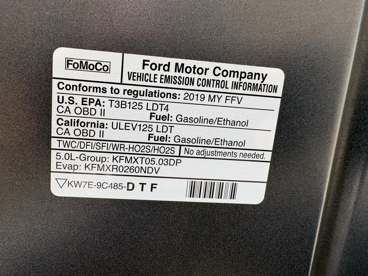Ford F-150 4WD SuperCrew 145" STX 2019