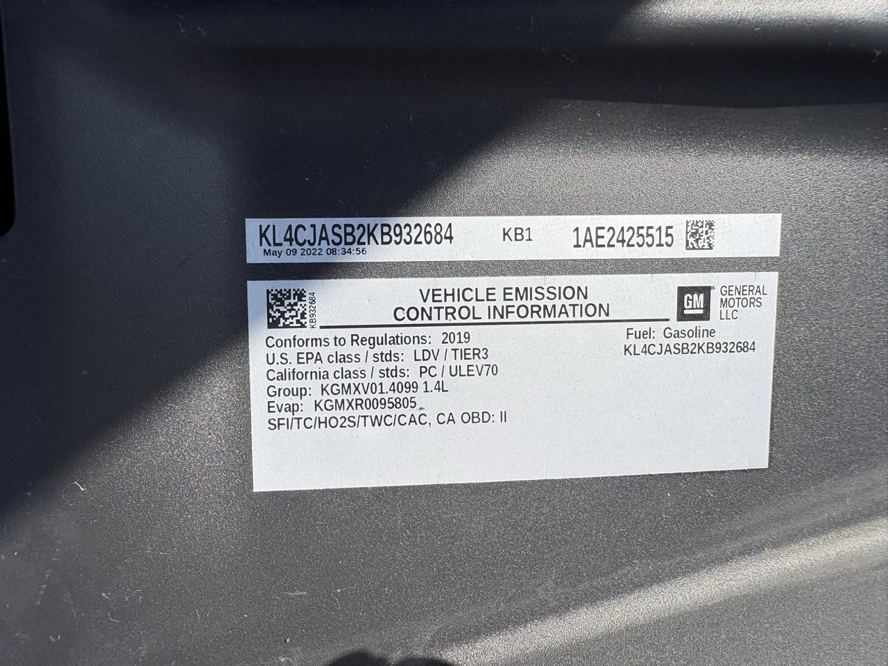 Buick Encore FWD 4dr Preferred 2019