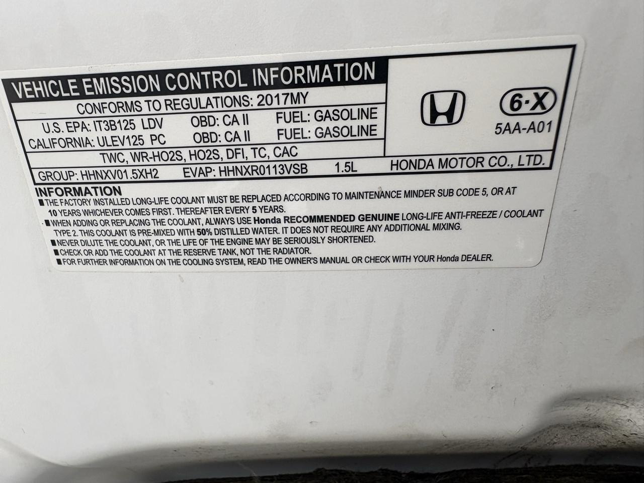 Honda Civic Sedan Touring CVT 2017