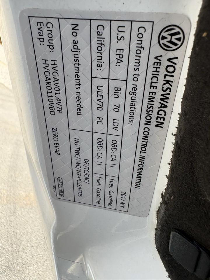 Volkswagen Jetta 1.4T SE Auto 2017