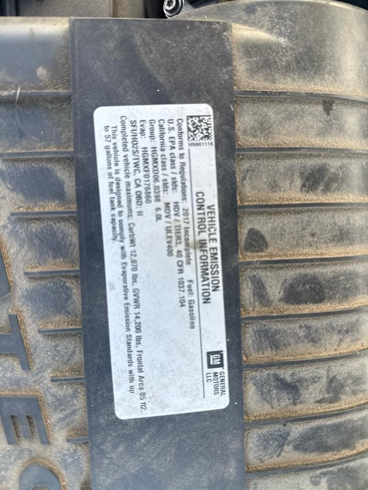 GMC Savana G3500 177 in. 2017