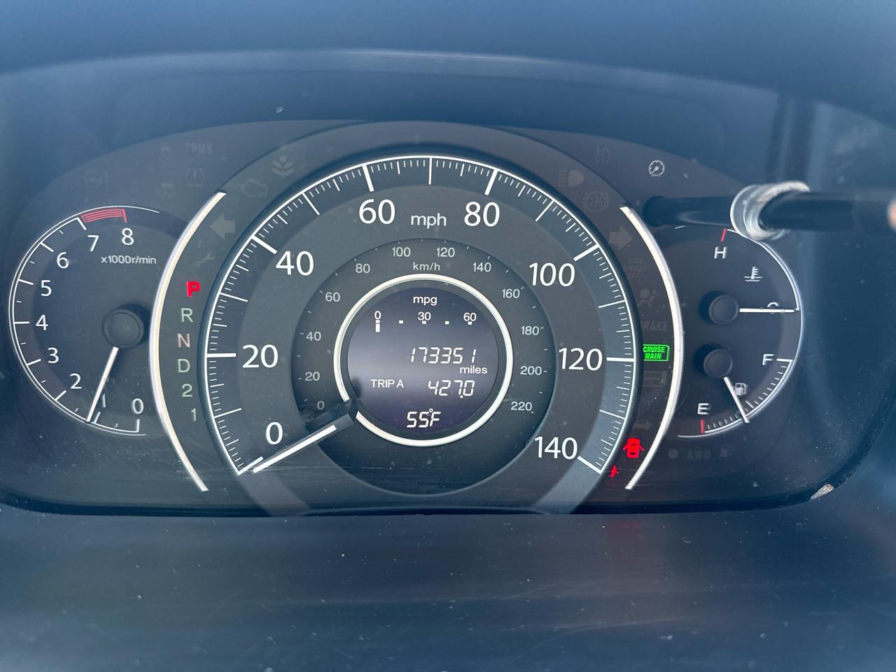 Honda CR-V EX-L 4WD 5-Speed AT 2013