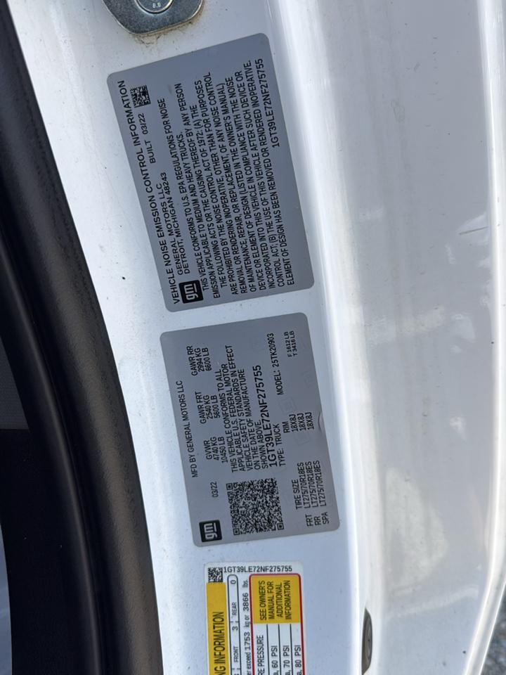 GMC Sierra 2500HD Pro Regular Cab 4WD 2022