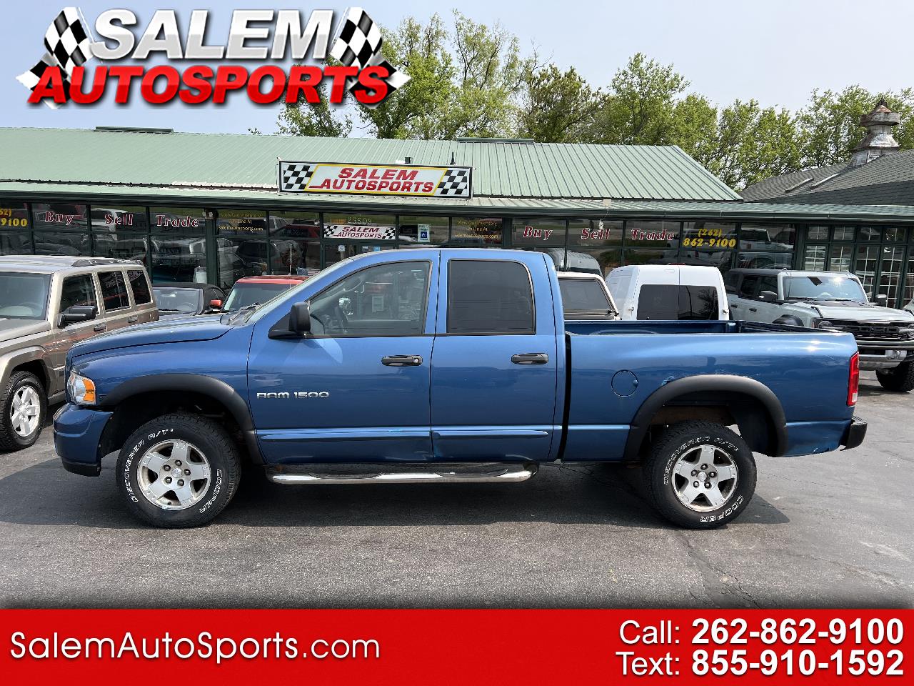 Used 2004 Dodge Ram 1500 4dr Quad Cab 140.5" WB 4WD SLT for Sale in