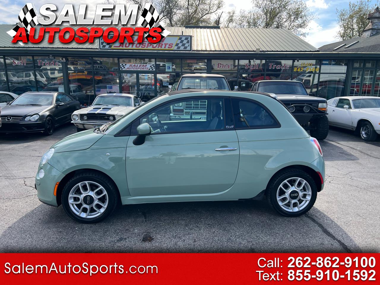 2012 Fiat 500 2dr Conv Pop