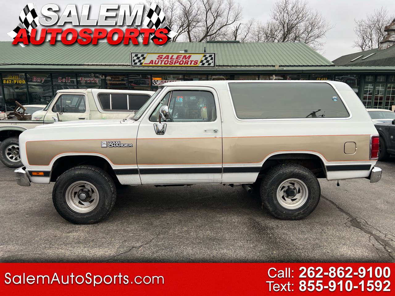 1989 Dodge Ram Charger 4dr Wagon AW150 4WD