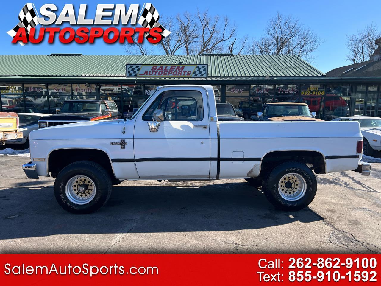 1985 Chevrolet Pickup K10 Fleetside short bed 4WD