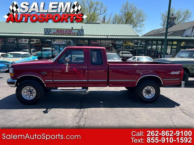 Red 1994 Ford F-250 Pickup Truck 5-Speed Manual