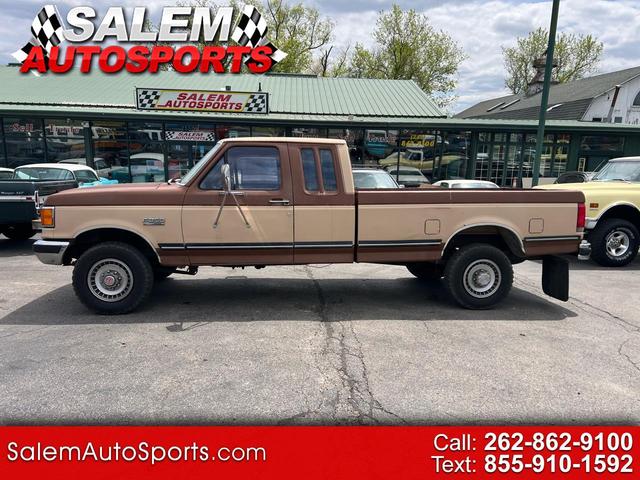 Brown 1990 Ford F-250 2 Dr STD 4WD Extended Cab LB Pickup Truck Four-Wheel Drive Automatic