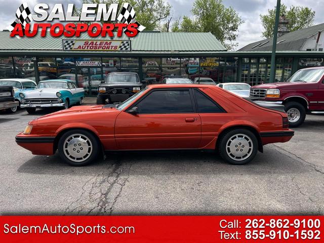 Orange 1984 Ford Mustang SVO Hatchback RWD Hatchback Rear-Wheel Drive 5-Speed Manual