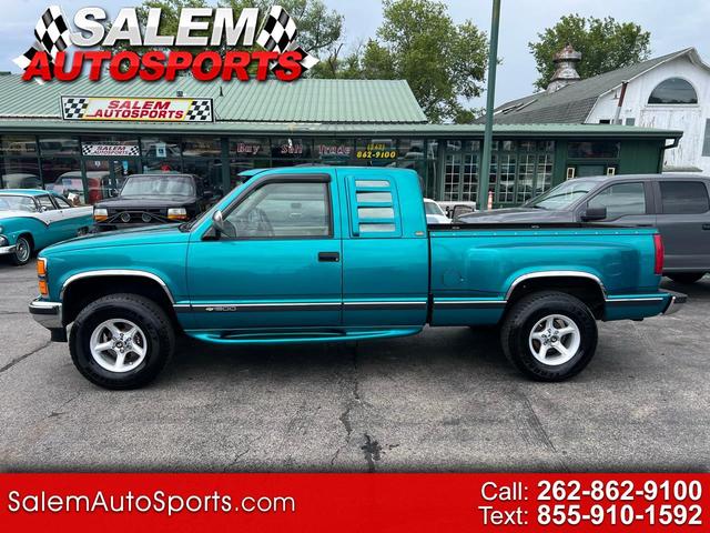 Teal 1993 Chevrolet C/K 1500 Pickup Truck Automatic