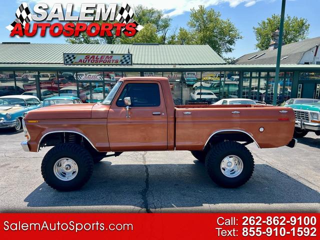 Orange 1979 Ford F-150 Pickup Truck Automatic