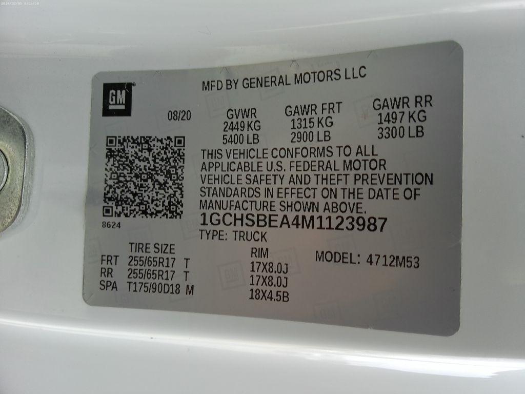 Chevrolet Colorado Work Truck Ext. Cab 2WD 2021