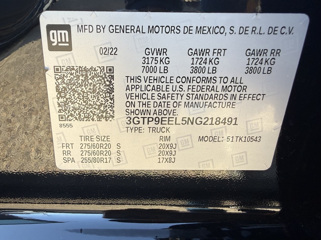 GMC Sierra 1500 Limited AT4 Crew Cab Long Box 4WD 2022