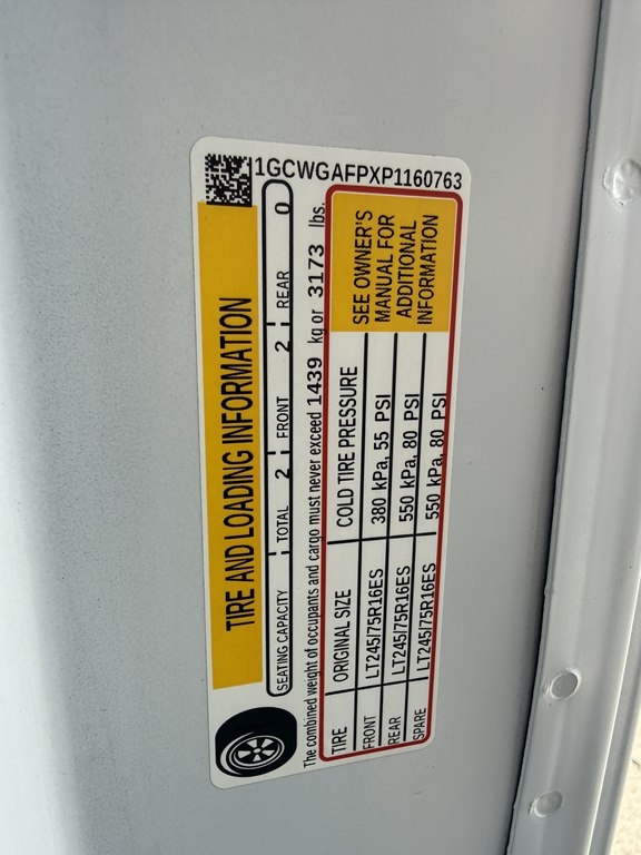 Chevrolet Express 2500 Cargo 2023