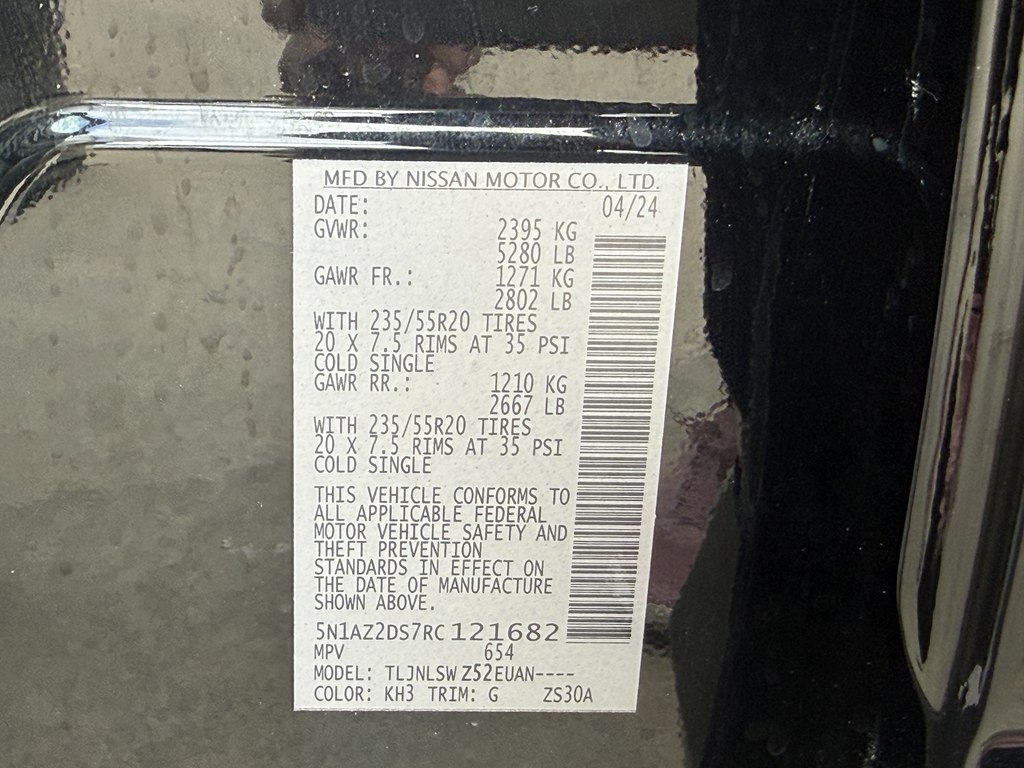 Nissan Murano Platinum AWD 2024