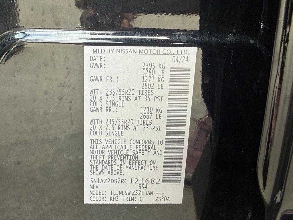 Nissan Murano Platinum AWD 2024