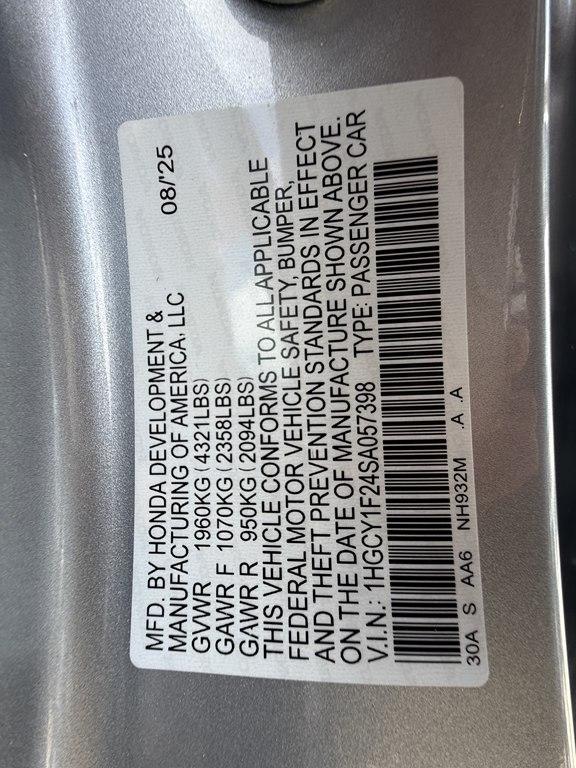 Honda Accord LX 2025