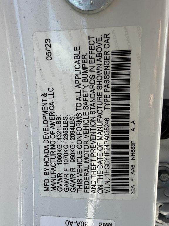 Honda Accord LX 2023