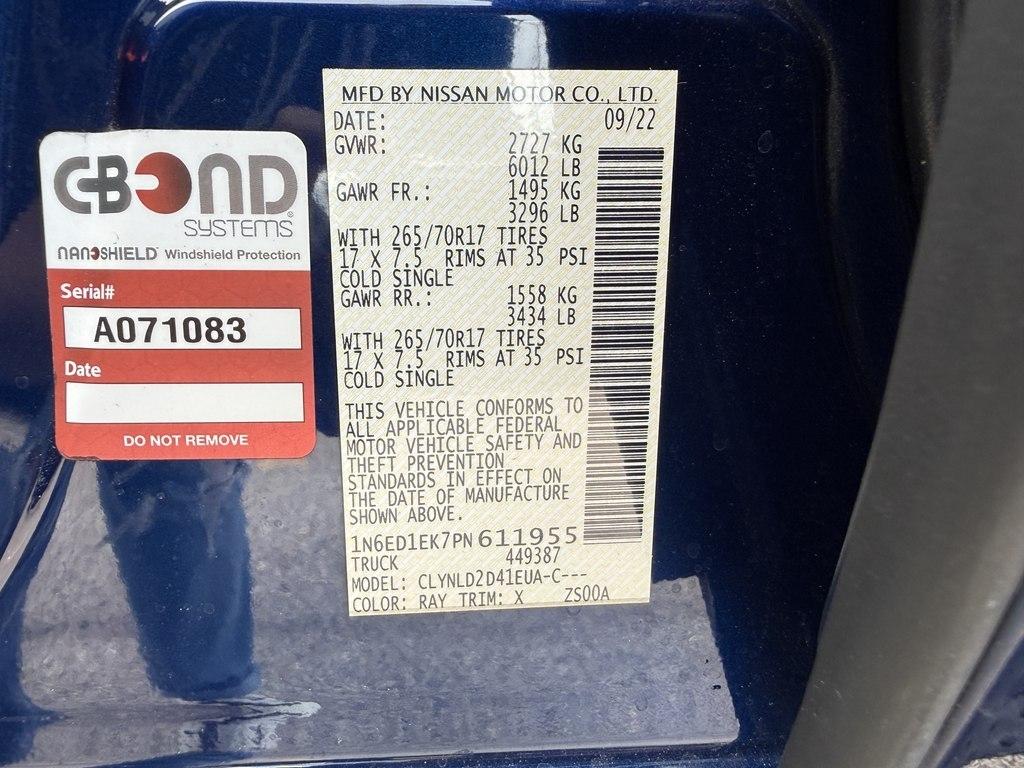 Nissan Frontier S Crew Cab 4WD 2023