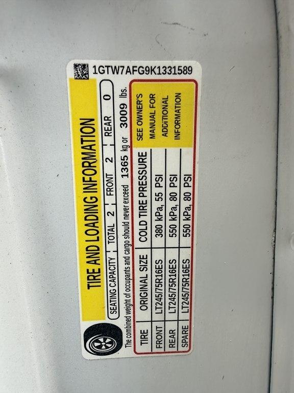 GMC Savana G2500 Cargo 2019