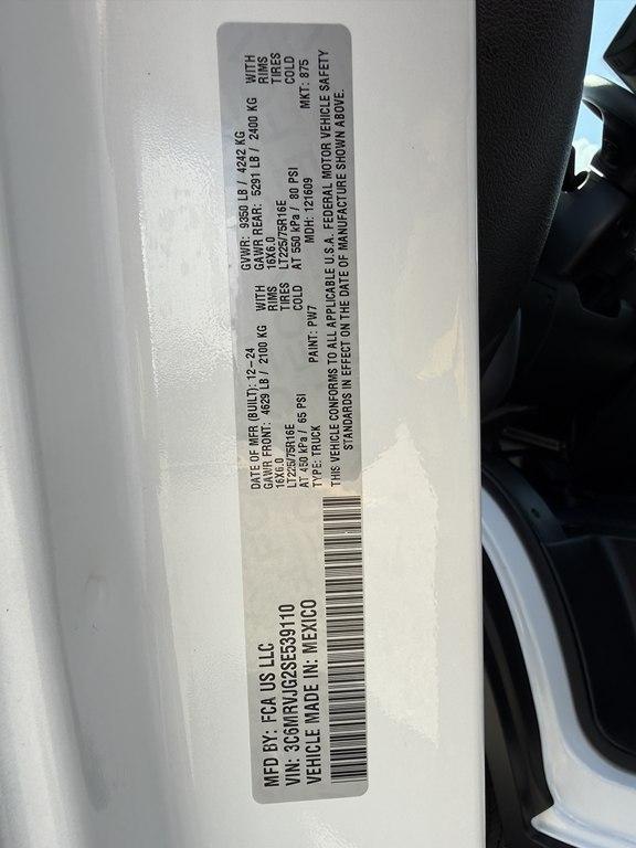 RAM Promaster 3500 High Roof 159-in. WB Ext 2025