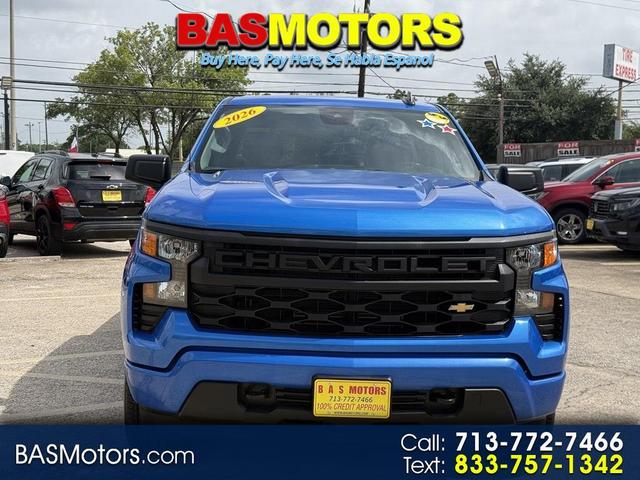 Blue 2026 Chevrolet Silverado 1500 Pickup Truck Four-Wheel Drive Automatic