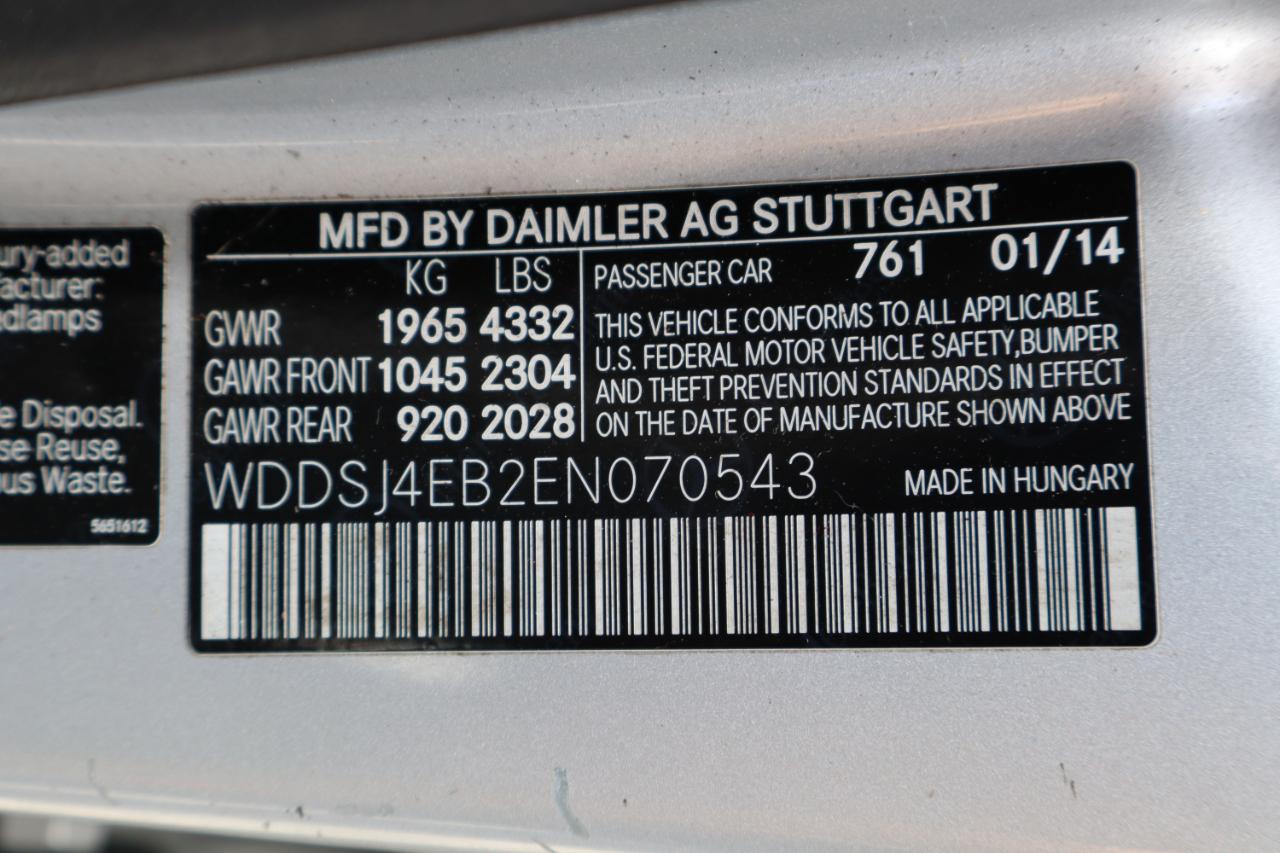 Mercedes-Benz CLA-Class 4dr Sdn CLA 250 FWD 2014