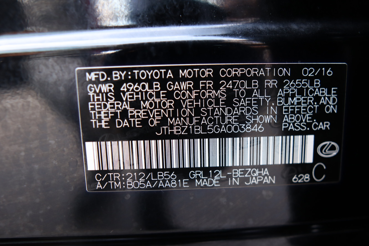 Lexus GS 350 4dr Sdn RWD 2016