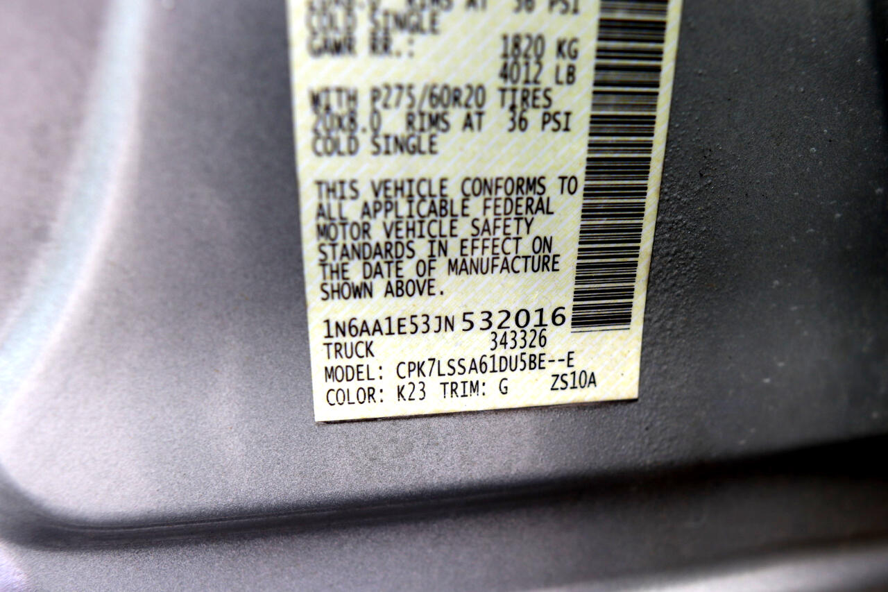 Nissan Titan 4x4 Crew Cab SV 2018